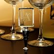 Rectangular Glass Monogram Bottle Stoppers Rectangular Glass Monogram Bottle Stoppers