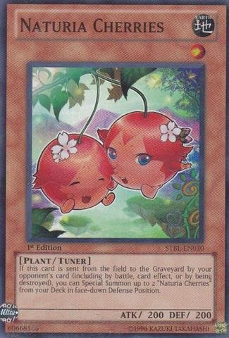 Yu-Gi-Oh! - Naturia Cherries (STBL-EN030) - Starstrike Blast - 1st Edition - Super Rare