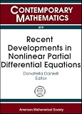 Recent Developments in Nonlinear Partial Differential Equations (Contemporary Mathematics)