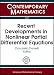 Book Recent Developments in Nonlinear Partial Differential Equations (Contemporary Mathematics)