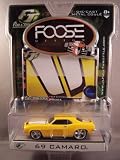 Full Throttle 1969 Chevrolet Camaro Yellow 1/64 Foose Design Series Diecast Car