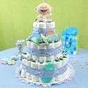 Diaper Cake - Three Tier (Neutral)
