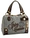 Juicy Couture Bejewled Flower Daphne Satchel Bag Silver