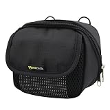 EveCase Black Digital Camera Pouch Nylon Case with Strap for Nikon COOLPIX P7100, L24, S3100, S4100, S6100, S9100, P300, P7000, CoolPix P6000, P5100, P60, P50, P5000,L5, L100, L810, L26,, L110, P500