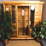 Sun Life Hollywood 5 Person Sauna Carbon Fiber Dry Heat FAR Infrared Hemlock Portable Detox