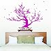 Nursery Easy Apply Wall Sticker Decorations - Contemporary Pink Bonsai