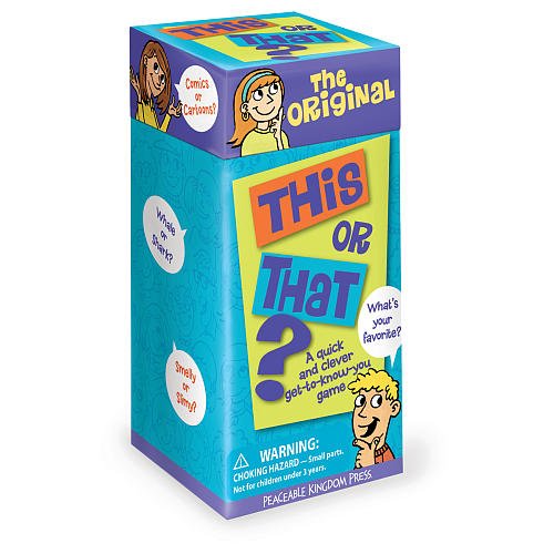 Peaceable Kingdom This Or That Game-Original Version Peaceable Kingdom This Or That Game-Original Version