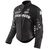 Icon Women's Bombshell Gogo Leather Jacket Black S