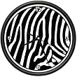 ZEBRA Wall Clock animal print home bedroom decor gift