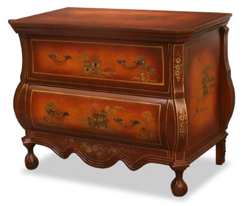 Chinoiserie Bombe Chest