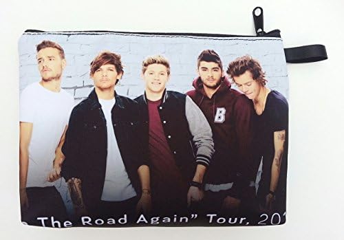One Direction BIG Zipper Pen Pencil /Cosmetic Makeup Case Bag Pouch Stationery ONE-002