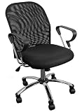 Mesh and Ventilated Office Chair - Mid Back Contemporary Mesh Chair - BT-215-GG