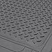 MotorTrend Premium Odorless Heavy Duty Trimmable High Grade Rubber Cargo Floor Mat (Gray) (43.2