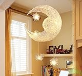 Nilight　吊り下げ照明　月＆星のペンダントライト