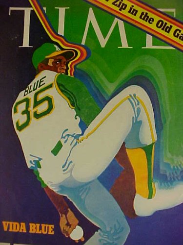 Vida Blue August 23, 1971 Time Magazine Professionally Matted Cover 11 X 14 Size Ready For Framing