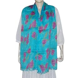Girls Summer Dresses Accessory Printed Scarves Accessory Rectangular 24 x 74 inches (nstl022)