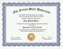 Fan Fiction Degree: Custom Gag Diploma Fanfiction Doctorate Certificate (Funny Customized Joke Gift - Novelty Item)