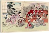 Box Canvas Print of JAPANESE DOLLS / OWNERS from Mary Evans