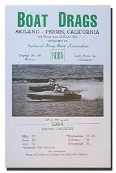 1964 Perris Boat Drags Poster Print
