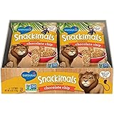 Barbara's Snackimals Cookies, Chocolate Chip, 6 Single Serving Bags (Pack of 6)