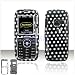 PCMICROSTORE Brand LG Rumor Scoop Pokadots Design Snap-On Case Cover with Removable Swivel Belt Clip