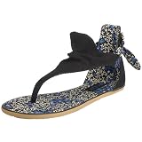 Sugar Women's Wrapajo Ditzy Floral Canvas Sandal