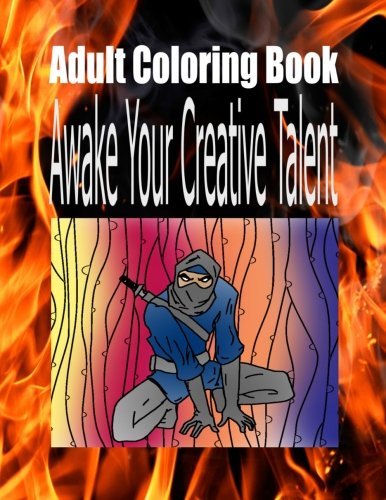 Adult Coloring Book Awake Your Creative Talent
