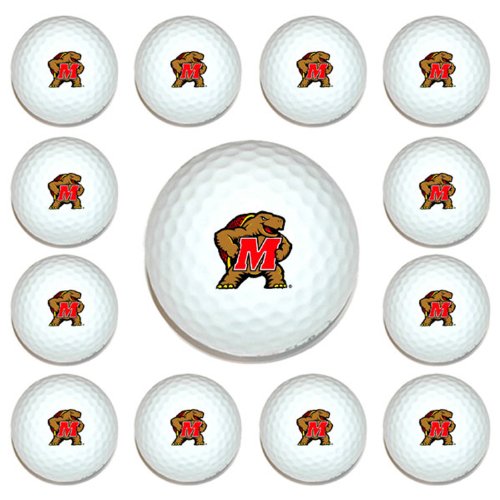 Maryland Terrapins Dozen Pack Of Golf Balls From Team Golf