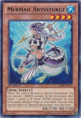Yu-Gi-Oh! - Mermail Abyssturge (ABYR-EN017) - Abyss Rising - 1st Edition - Rare