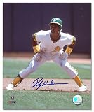 Rickey Henderson Oakland Athletics - Leading Off - Autographed 8x10 Photograph