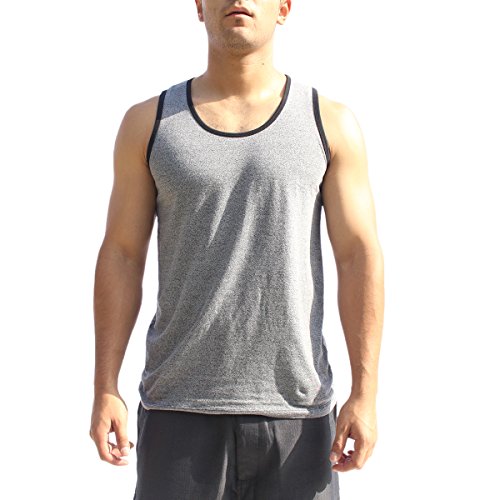 Triveni Mens Easy Slim Fit Summertime Tank Top Shirt