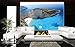 GREAT ART® Zakynthos Beach - Wreck of Greece Island Navagio Island Zante Greece Sea Wall Decor - Smuggler's Bay Wallpaper (210 x 140 cm)
