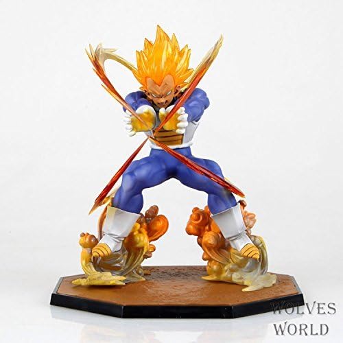 Anime Dragon Ball Z Super Saiyan Vegeta Battle State Final Flash PVC Action Figure Collectible Model Toy 15cm