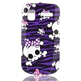 Talon 14880 Phone Case for Samsung i917 Focus (Baby Skull #1) – AT&T – 1 Pack – Retail Packaging – Purple