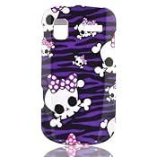 Talon 14880 Phone Case for Samsung i917 Focus (Baby Skull #1) - AT&T - 1 Pack - Retail Packaging - Purple