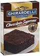 Ghirardelli Chocolate Brownie Mix, Chocolate Syrup, 18.75-Ounce Boxes (Pack of 12)