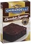 Ghirardelli Chocolate Brownie Mix, Chocolate Syrup, 18.75-Ounce Boxes (Pack of 12)