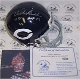 Dick Butkus Autographed/Hand Signed Chicago Bears Mini Helmet with HOF 79 Inscription