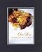 Beautiful 8 x 10 Inches Frameable Floral Wedding Note Card on Double Beveled Matting