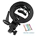 Godox S-Type Bracket Bowens S Mount Holder for Speedlite Flash Snoot Softbox Honeycomb + SUPON USB LED