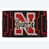 Nebraska Cornhuskers NCAA Bleached Welcome Mat (18x30)