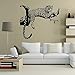 Black African Leopard Wall Decal Removable Mural Wall Stickers for Home Decor