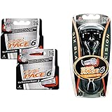 Dorco Pace 6- Six Blade Razor Blade System - Value Pack (10 Pack + 1 Handle)