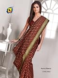 Exclusive Designer Synthetic Raw Silk Printed Saree / Sari