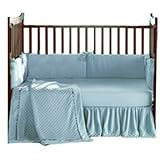 Baby Doll Bedding Heavenly Soft Cradle Set, Blue