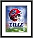 Buffalo Bills NFL Framed 8x10 Photograph Team Logo and Football Helmet Collage