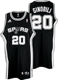 Manu Ginobili Youth Jersey: adidas White Replica #20 San Antonio Spurs Jersey - Large (14-16)
