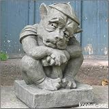 Eigenschaften Fiona Jane Scott / Devonshire Stone  / Devonshire Skulptur - Grumble right - Gargoyle