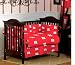 RUTGERS Scarlet Knight Baby Crib Set - 5 Pc Set