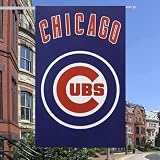 Chicago Cubs Applique Banner Flag